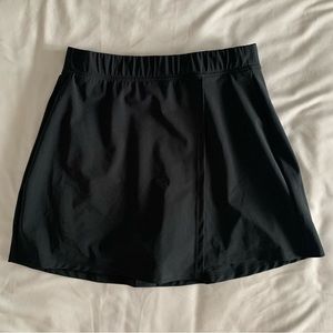 Black Tennis Skort